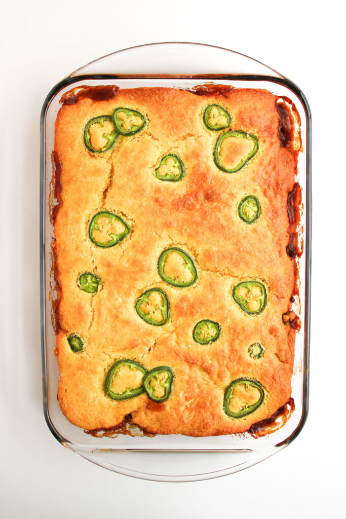 cowboy casserole after baking