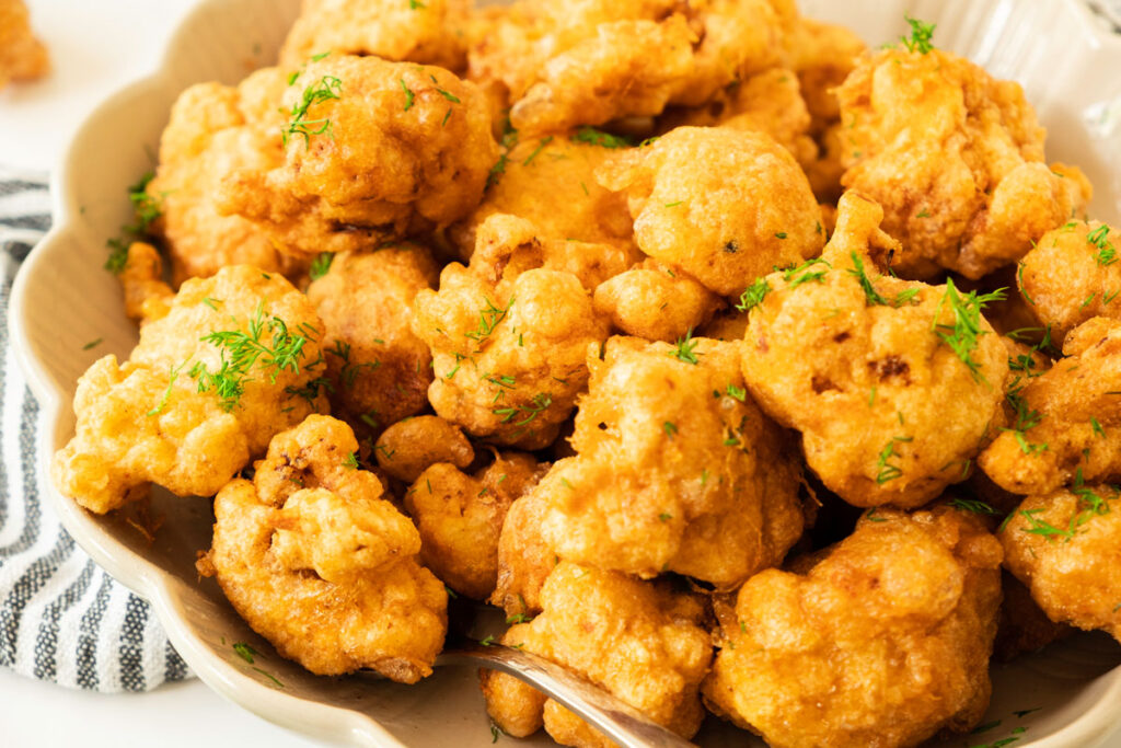 crispy cauliflower bites