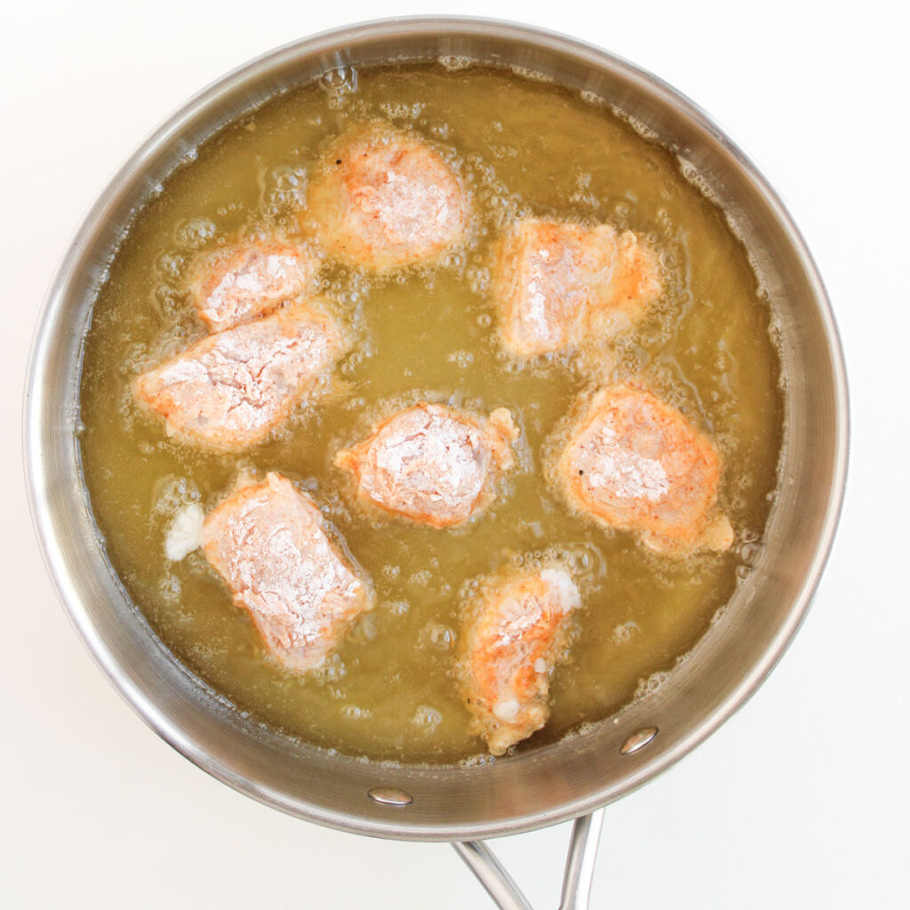 frying boneless buffalo wings