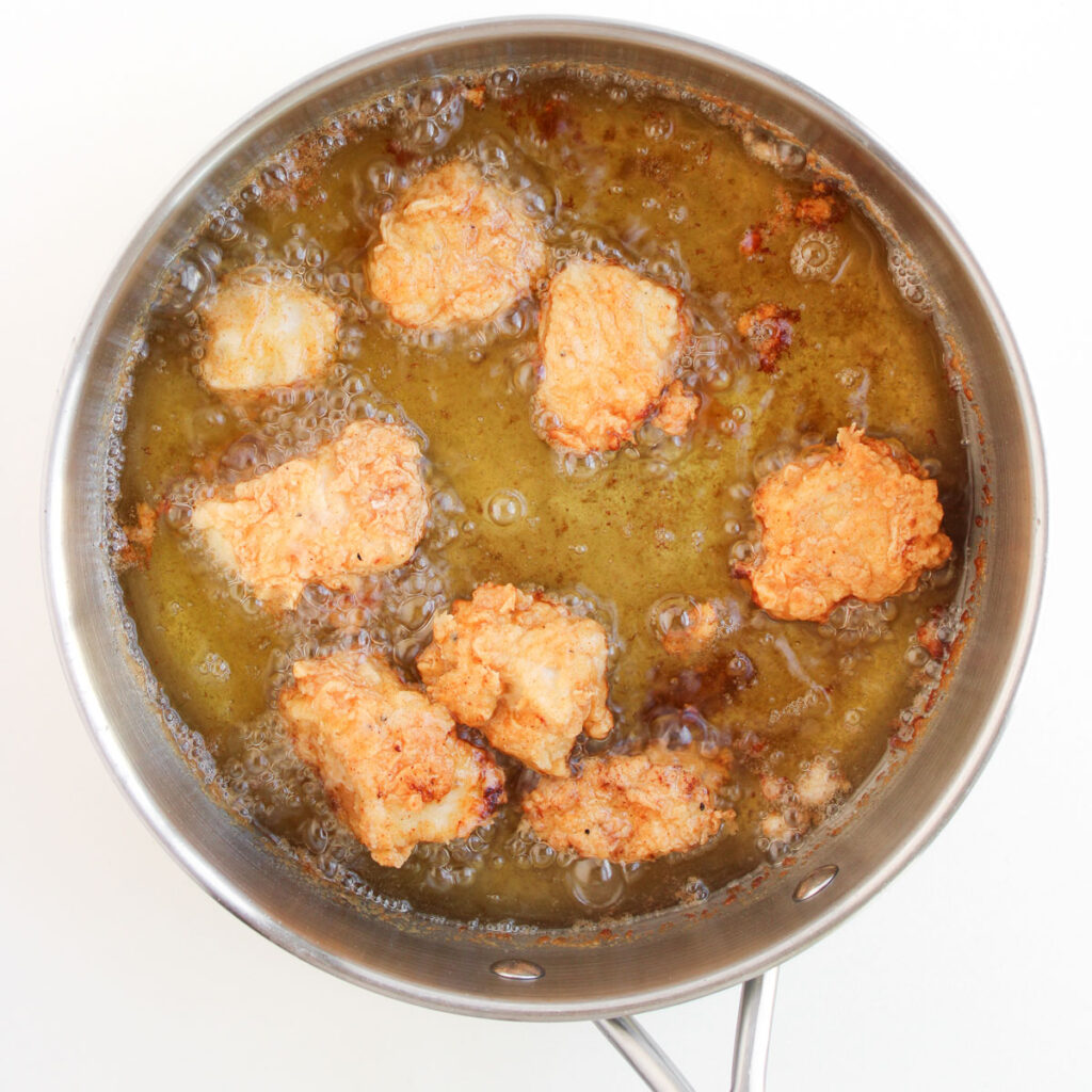 frying boneless buffalo wings